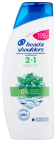 Head & Shoulders Шампунь и бальзам-ополаскиватель против перхоти 2в1 Ментол 600 мл