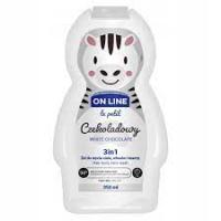 ON LINE Le Petit Детский увлажняющий гель 3 в1 WHITE CHOCOLATE для волос, тела и лица 350