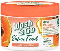 Wash&Go Superfood маска с папайей и морингой, 300 мл