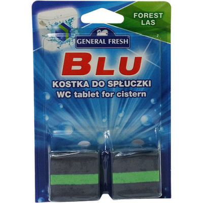 ***General Blu табл 2шт в бачок  (20) (NEW) (Лес)