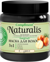 Compliment Naturalis Маска для волос с луком укрепление-блеск-объём 500 мл