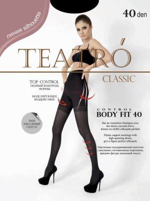 Body Fit 40 (Body Slim 40) Teatro, колготки (nero, 2)