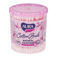 Aura Ватные палочки Beauty стакан 200 шт