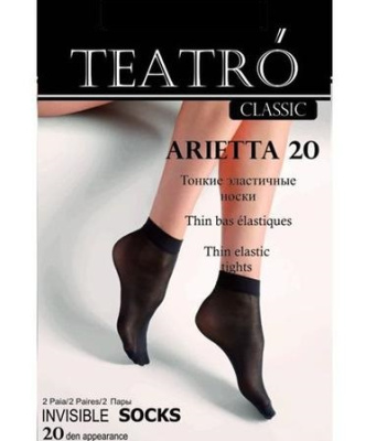 Arietta 20 Teatro, носки (nero, Unica)