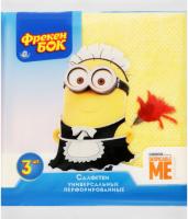 Салфетки Фрекен Бок д/уборки вискоза Minions 3шт