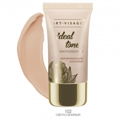 AV Тональный крем IDEAL TONE (102 светло-бежевый)