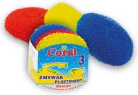 Губка Coral кух  пластик 3  DP3 (100/10)