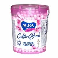Aura Ватные палочки Beauty стакан 100 шт