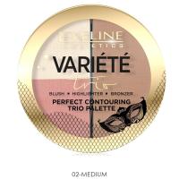 Eveline Палетка д/контурирования лица серии VARIETE