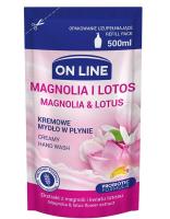 On Line Крем-мыло Магнолия и Лотос (запаска) 500 мл