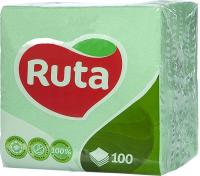 "Ruta" салфетки 1 сл. 24х24 100 л Зеленые (28)