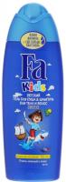 Fa Kids гель для душа детский, аромат бурного океана, нежный к коже, 250 мл