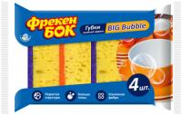 ВЫВОД Губка Фрекен БОК кух. крупнопористая BIG Bubble 4шт.