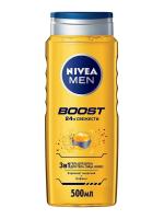 Nivea Гель для душа Boost 3в1 для тела, лица, волос 500 мл