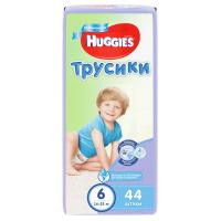 Huggies Трусики-подгузники размер 6, 16-22 кг для мальчиков 44 шт