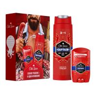 ПН OLD SPICE Твердый дезодорант Captain 50мл+Гель для душа + шампунь 2в1 Captain 250мл