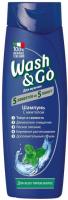 Wash&Go шампунь 360мл с ментолом для мужчин