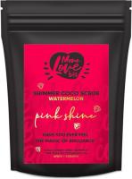 BISOU MonoLove Bio Кокосовый скраб-шиммер для тела Розовый блеск Арбуз - Сквален, 150 гр