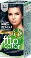 Fitocolor Стойкая крем-краска для волос 1.1 иссиня-черный 115 мл