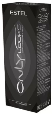 Estel ONLY Looks Краска для ресниц и бровей 80мл (601 черный)