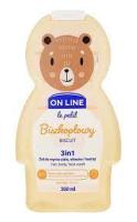 ON LINE Le Petit Детский увлажняющий гель 3 в1 BISCUIT для волос, тела и лица 350 мл,