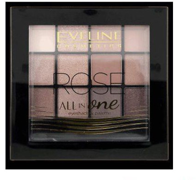 EVELINE LMKCIE Тени для век серии Professional Eyeshadow Palette 12 гр  (LMKCIE12RO (02-Rose))