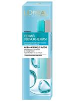 Крем для лица L Oreal 70мл Аква-флюид гений увлажнения для нормальной кожи и склонной к сухости