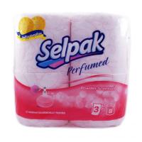 Selpak Туалетная бумага Aroma Pudra трехслойная 8 шт
