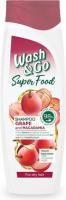 Wash&Go Superfood шампунь с виноградом и макадамией, 400 мл
