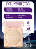 ***Farres Пудра запеченная с шелковым финишем "MATTE Terracotta"