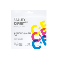 Маска для лица антиоксиданты С + Е BEAUTY EXPERT 23 г