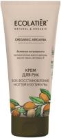 ECL GREEN Крем для рук SOS восстановление ногтей и кутикулы Серия ORGANIC ARGANA, 100 мл
