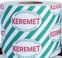 Бумага туалетная однослойная KEREMET 1шт