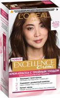 Краска для волос L'Oreal Excellence 4.02 пленительный каштан