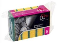 Губка Ona & On для посуды 5шт  ONZM05 (50)