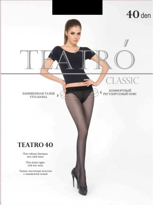 Teatro 40 Vita Bassa Teatro, колготки (nero, 3)