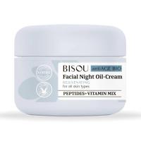 BISOU antiAGE BIO Ночной OIL-крем для лица Восстанавливающий для всех типов кожи, 50 мл