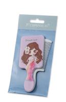 Farres Набор 2 в 1, зеркальце + расческа MC208