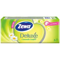 Zewa Deluxe Бумажные платки  Ромашка 10шт*10