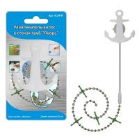 Улавливатель волос** для ванной с фиксатором "Якорь" NEW VL34-97