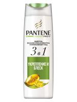 Pantene Pro-v Шампунь бальзам-ополаскиватель интенсивный уход 3в1 укрепление и блеск 360 мл